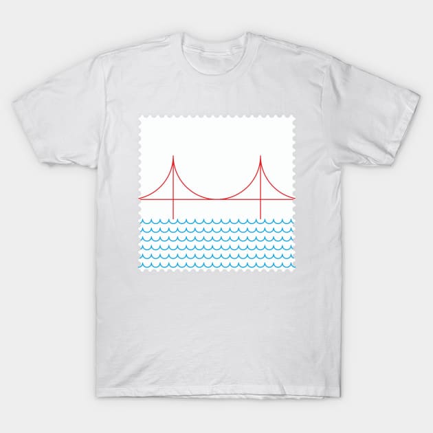 Manhattan Bridge T-Shirt by Valshin